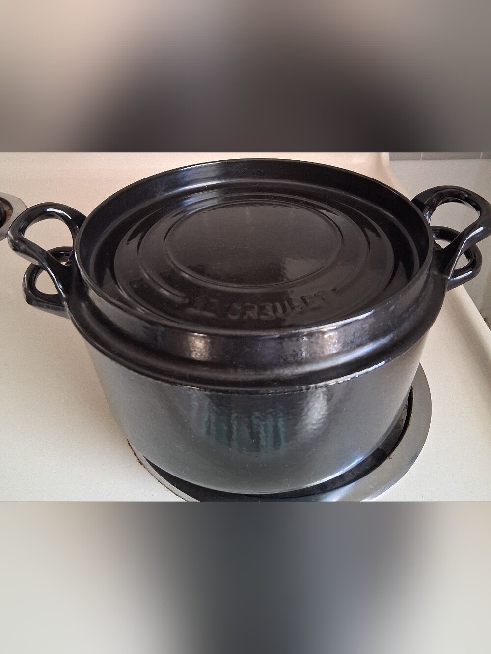 Vintage Le Creuset Doufeu Dutch Oven Sz 24